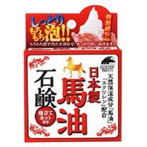 ユニマットリケン 日本製 馬油石鹸100g